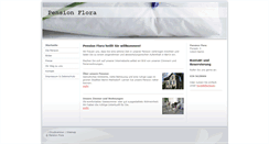 Desktop Screenshot of pensionflora.de